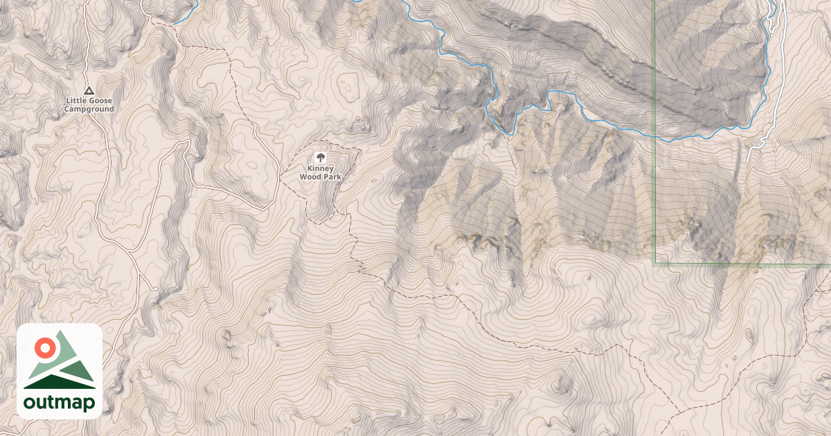 Map of USFS Motor Vehicle Use Map Trails 6234