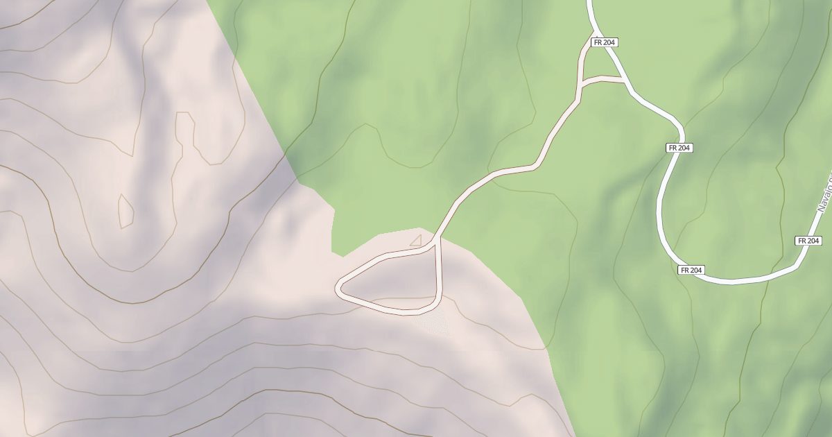 Map preview of Navajo Lake Snomobile