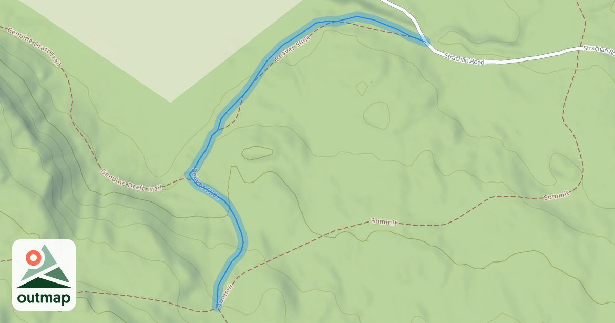 Map of Beaver Slide