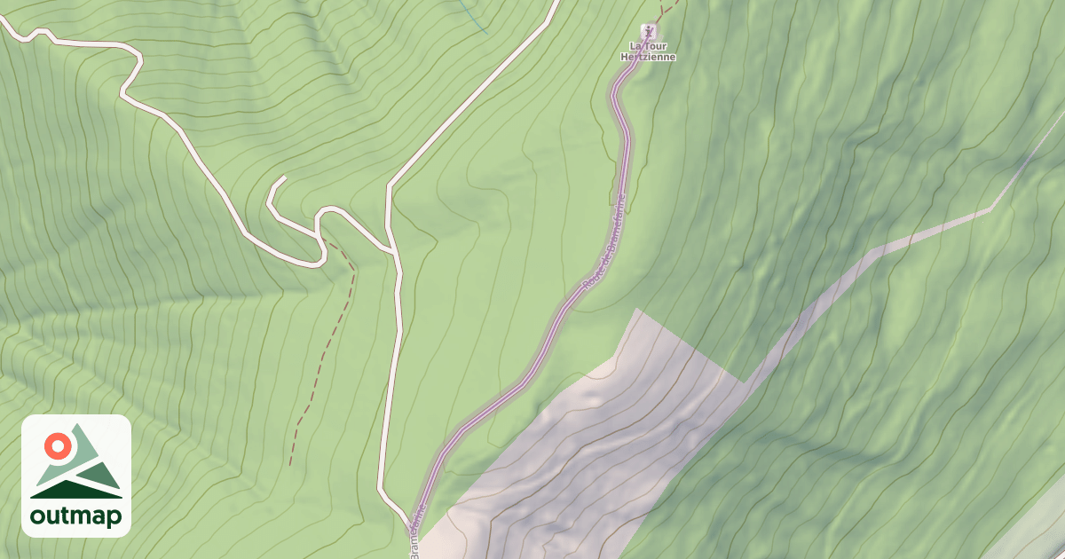 Map of Route de Bramefarine
