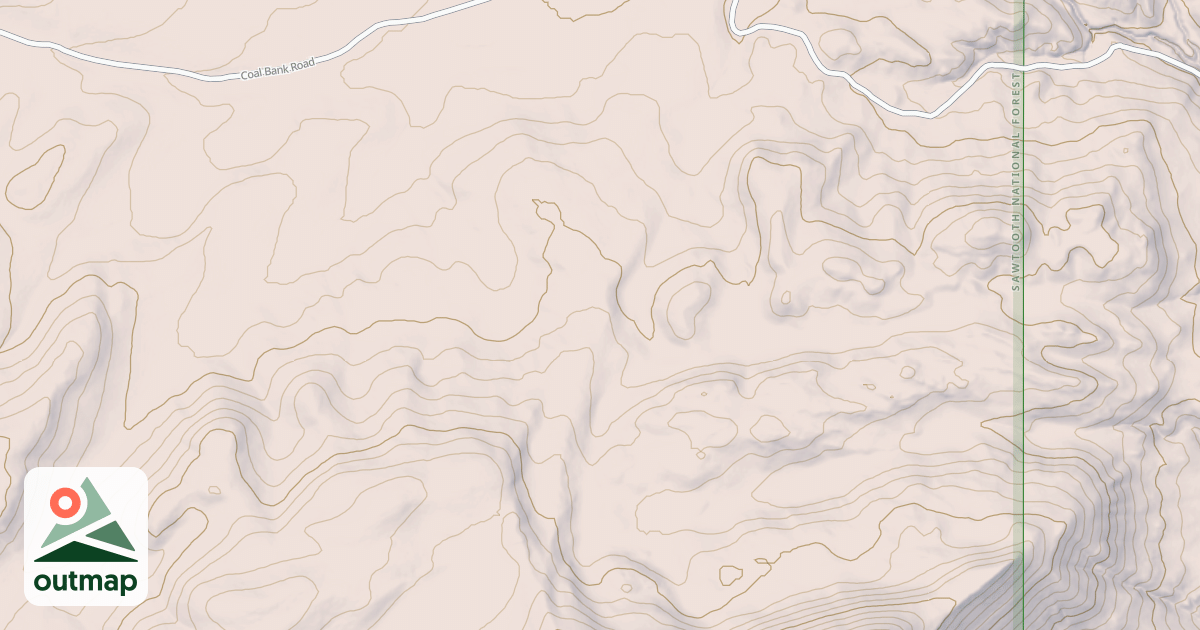 Map of Coal Banks Sw