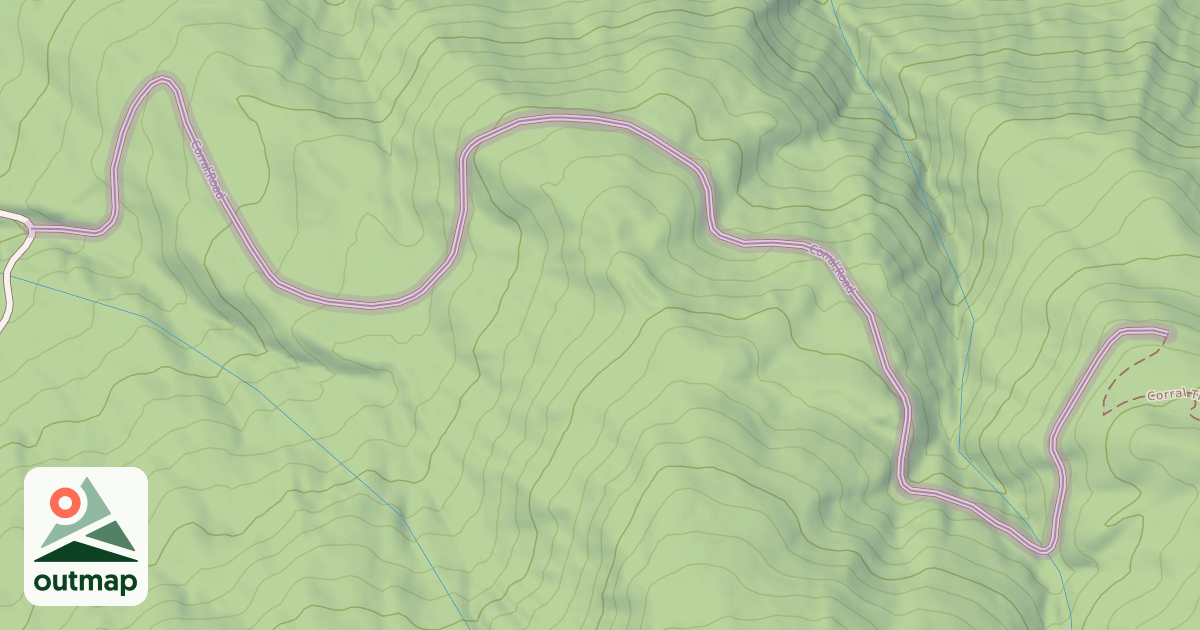 Map of Corral Road