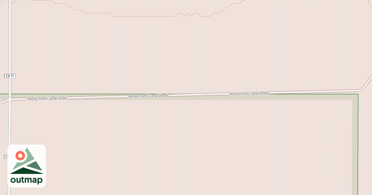 Map of ROCKY FORD CANAL