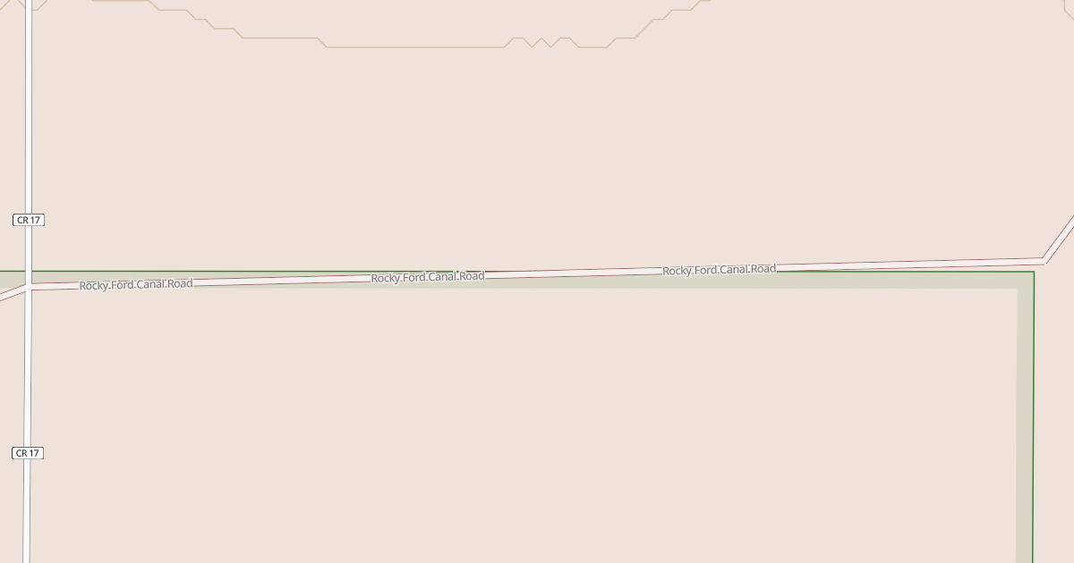 Map preview of ROCKY FORD CANAL