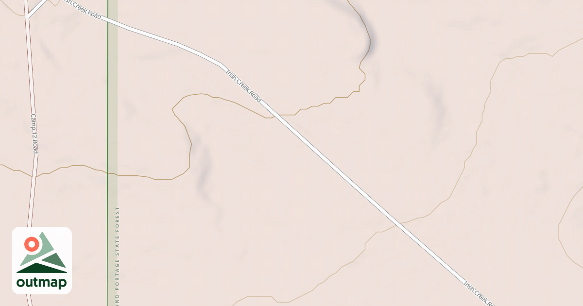 Map of Hovland Woods Trail