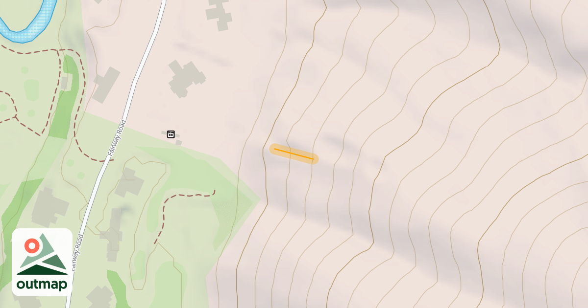 Map of Small Ski Jump Inrun