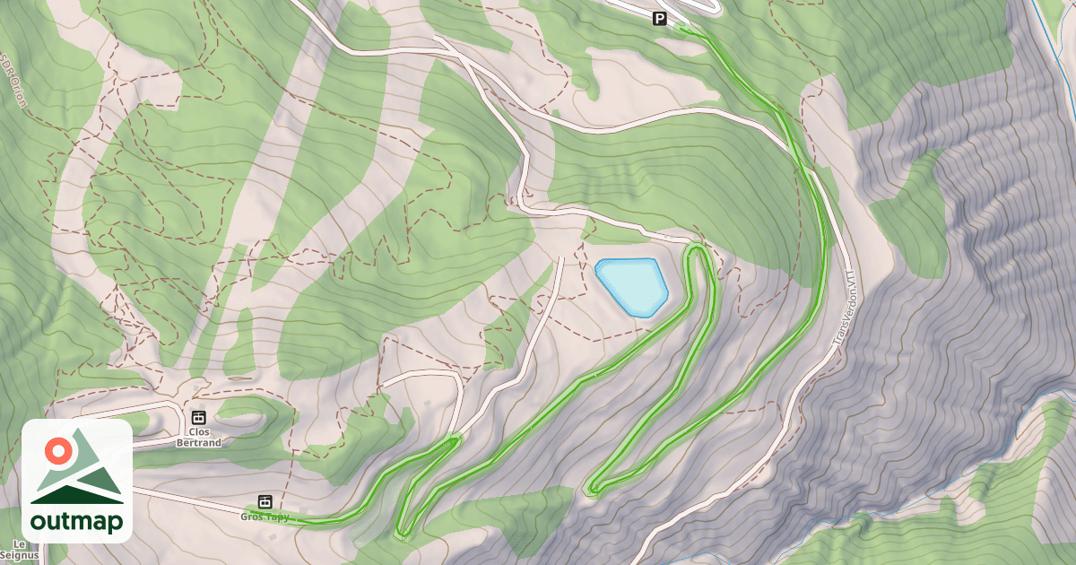 Map of L'Adret