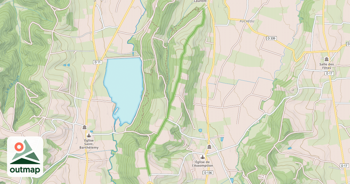 Map of Chemin de la Serre