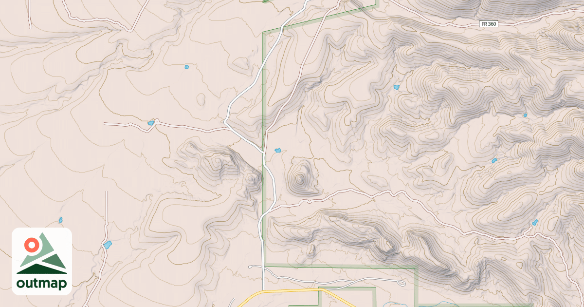 Map of JOHN LONG CANYON