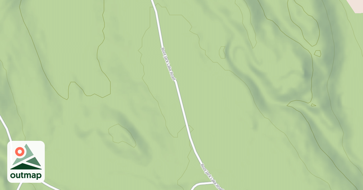 Map of BOOTJACK LAKE
