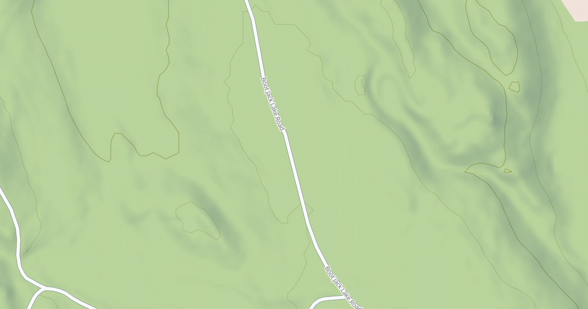 Map preview of BOOTJACK LAKE
