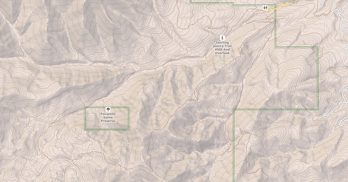 Map preview of WEST FORK GIBSON JACK