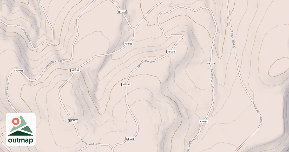 Map of USFS Motor Vehicle Use Map Trails 17623
