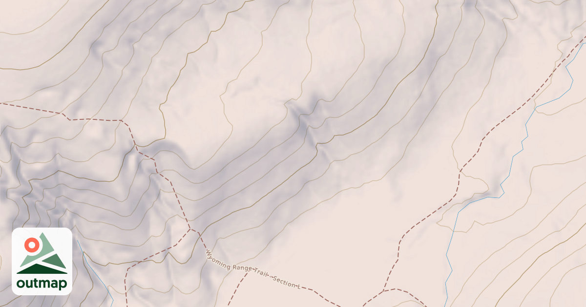 Map of Blind Bull/horse Creek