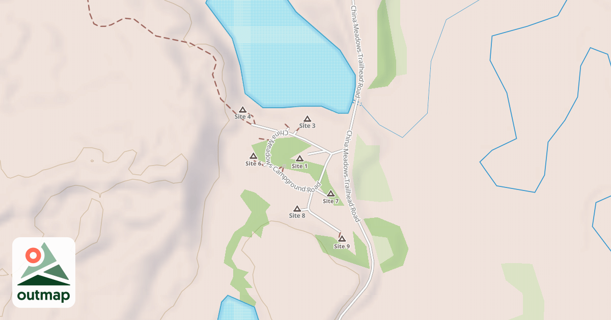 Map of CHINA MDWS. CG