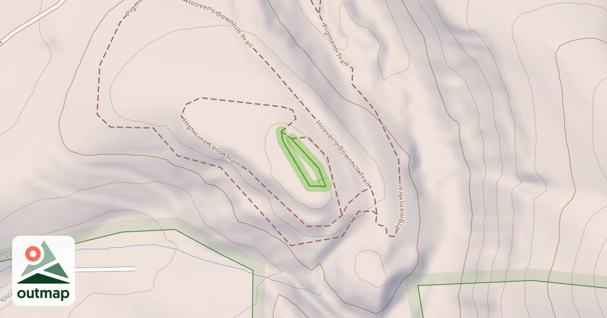 Map of Paint Mine Trail