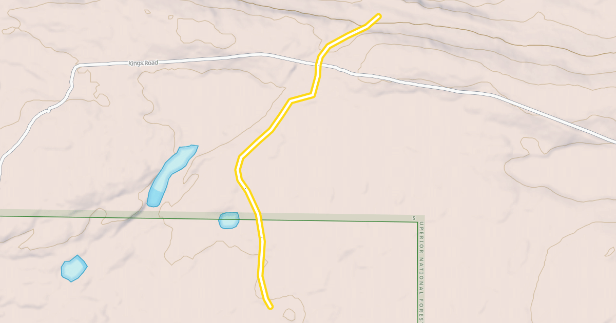 Map preview of Ham Lake Trail