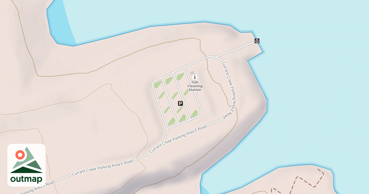 Map of CURRANT CRK PARKING AREA H