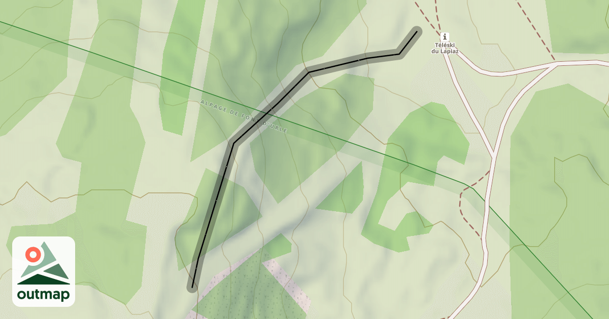 Map of Donf d'Urle