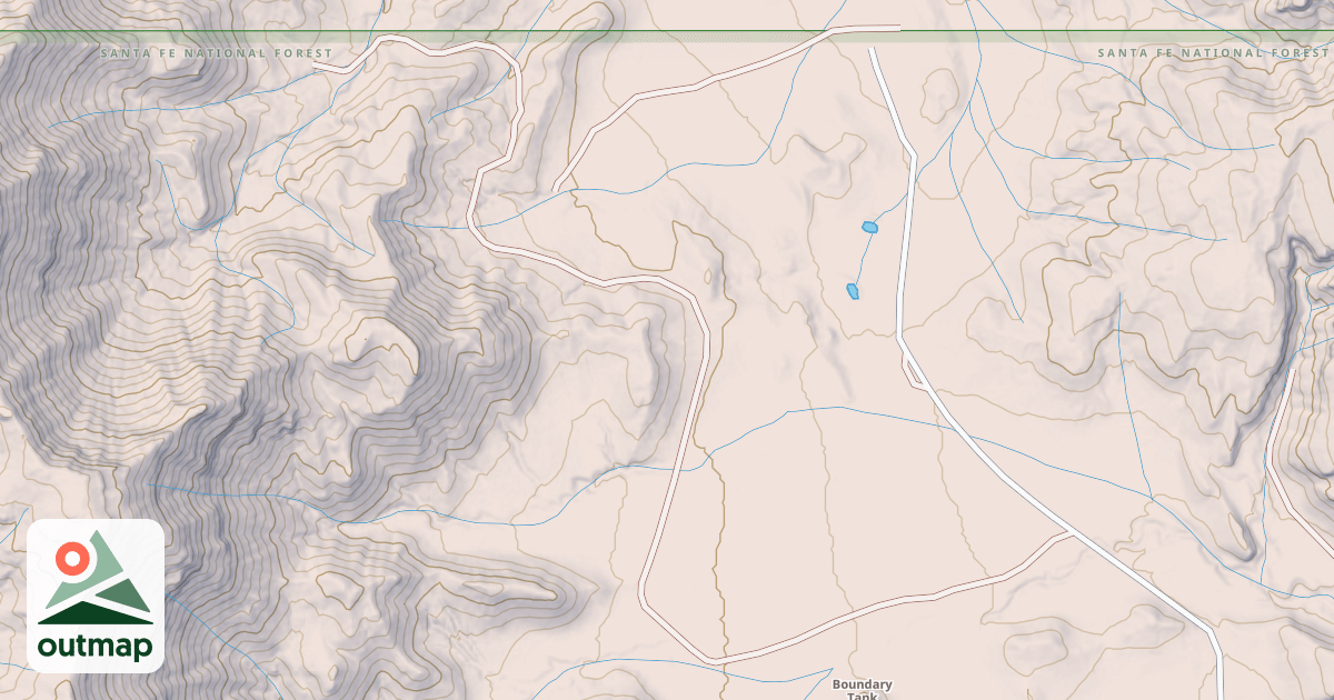 Map of MUD SPRINGS