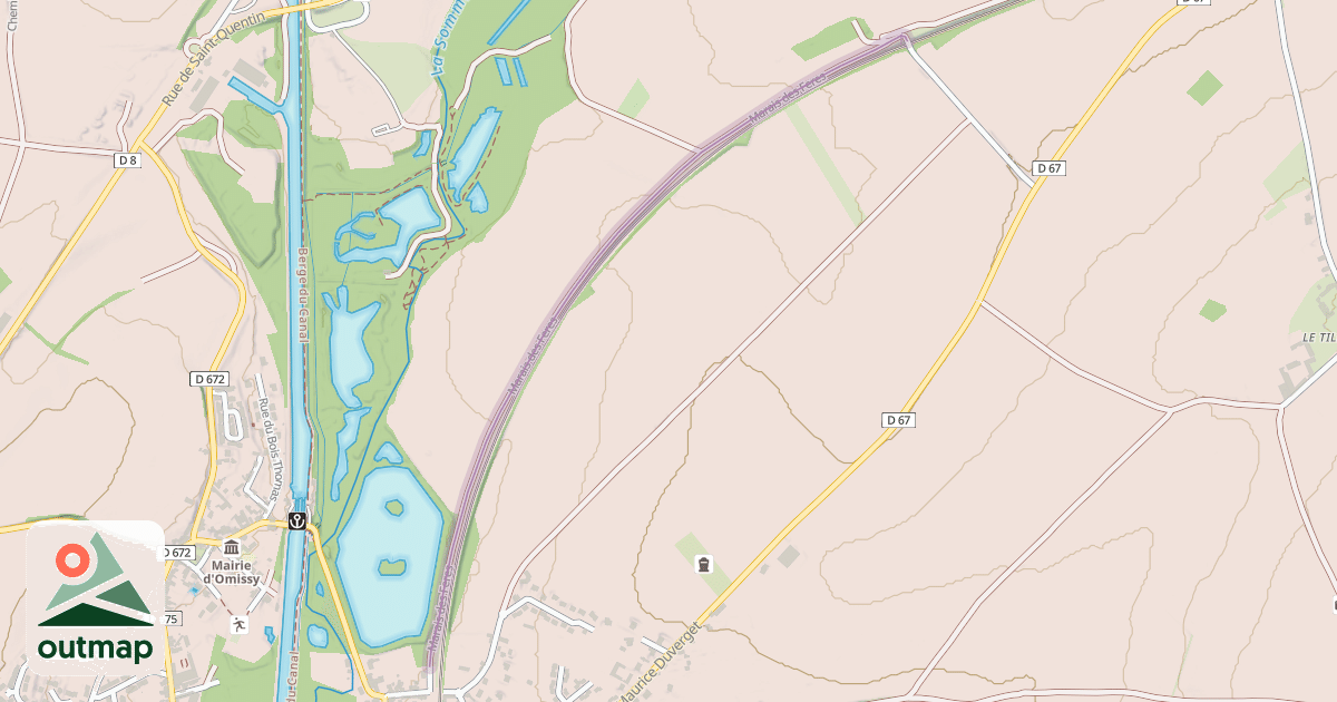 Map of Marais des Feres