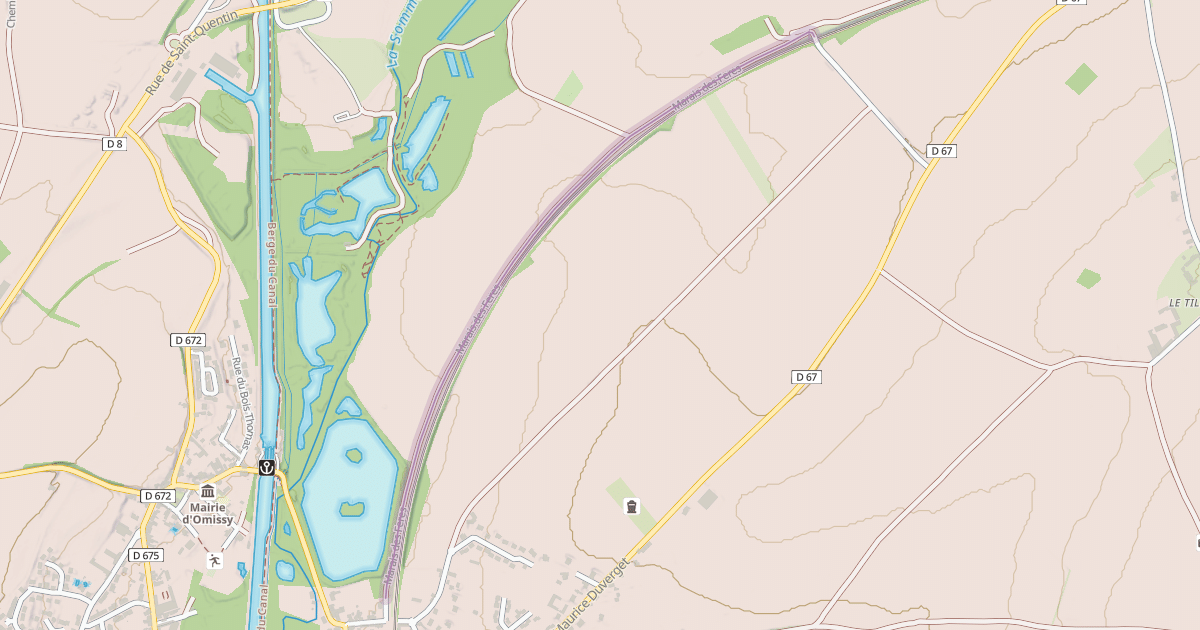 Map preview of Marais des Feres
