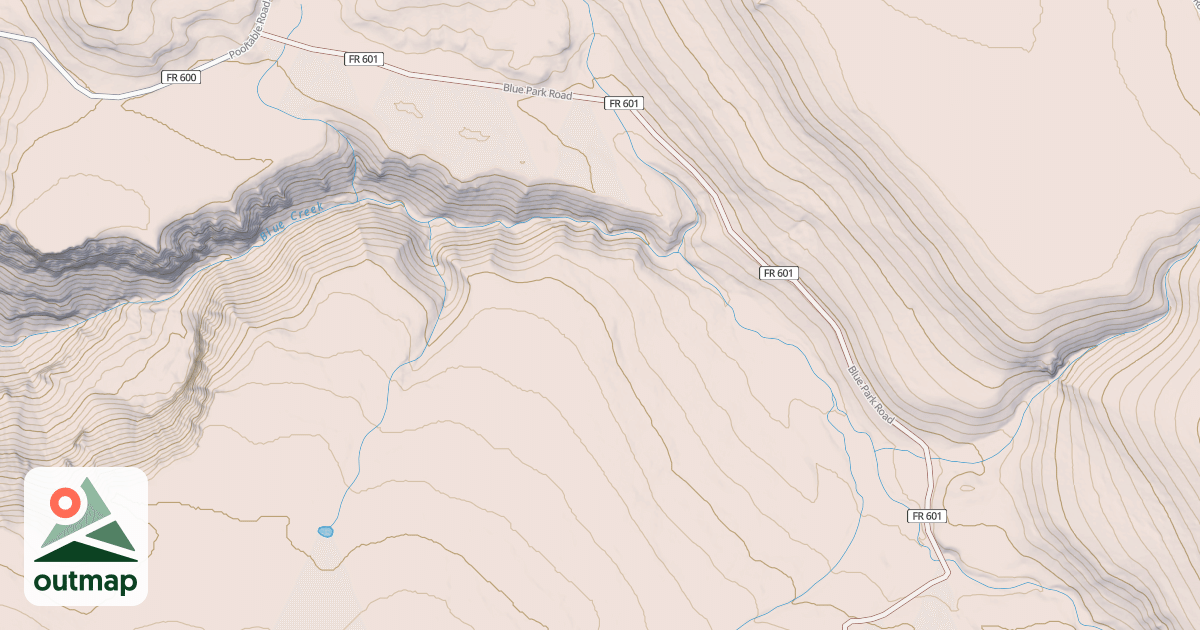 Map of BLUE PARK