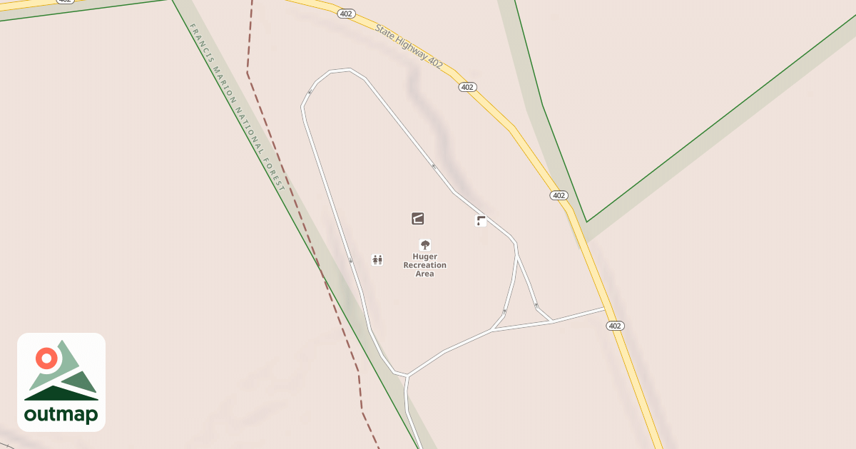 Map of HUGER LANDING LOOP