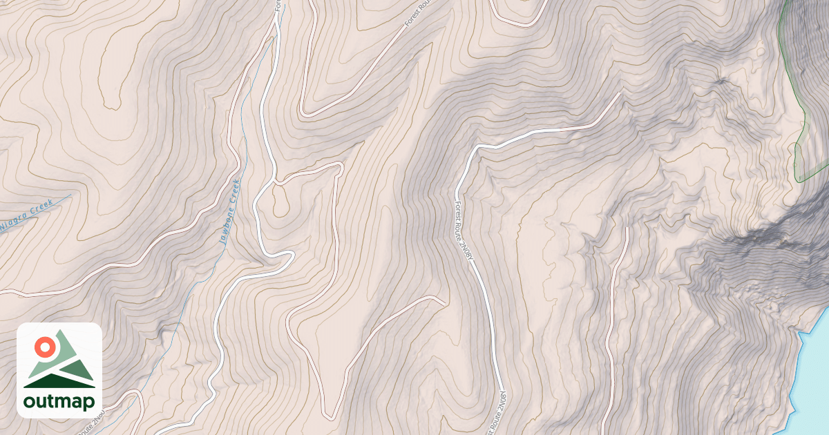 Map of CHERRY LAKE NO OHV-ATV