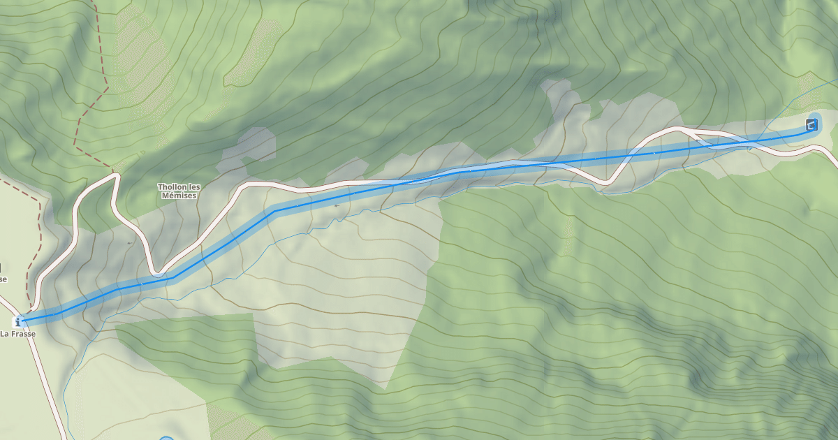 Map preview of La Frasse