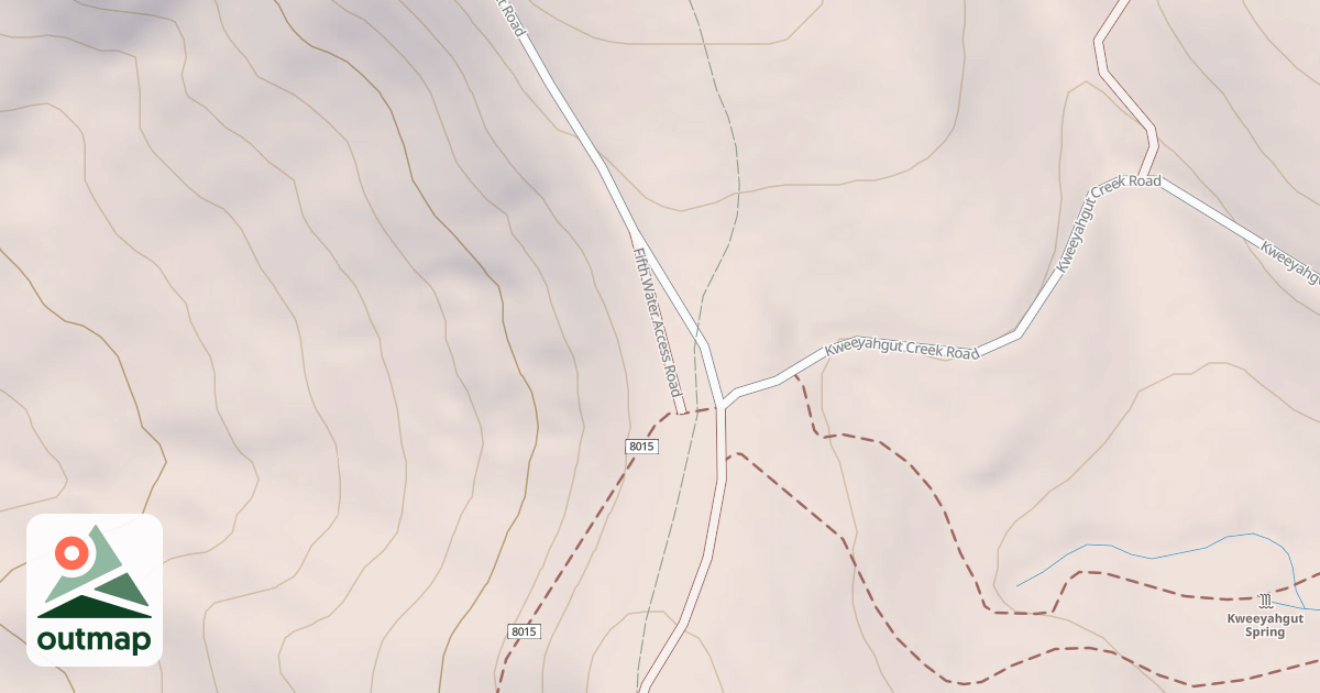 Map of FIFTH WATER ACCESS