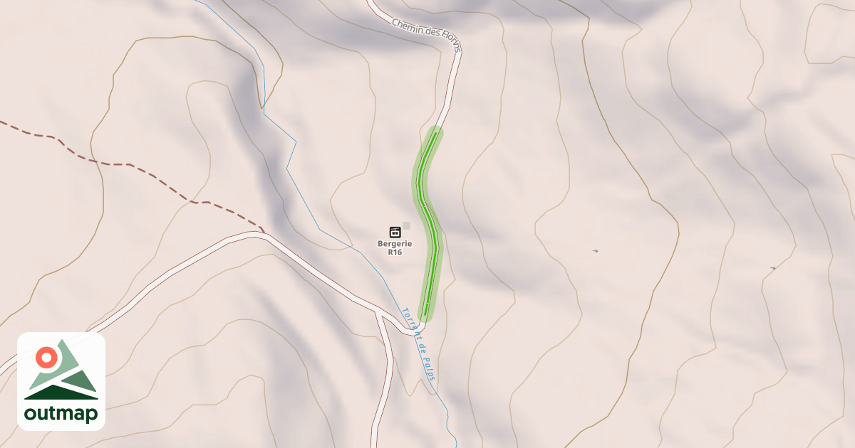 Map of Chemin des Florins