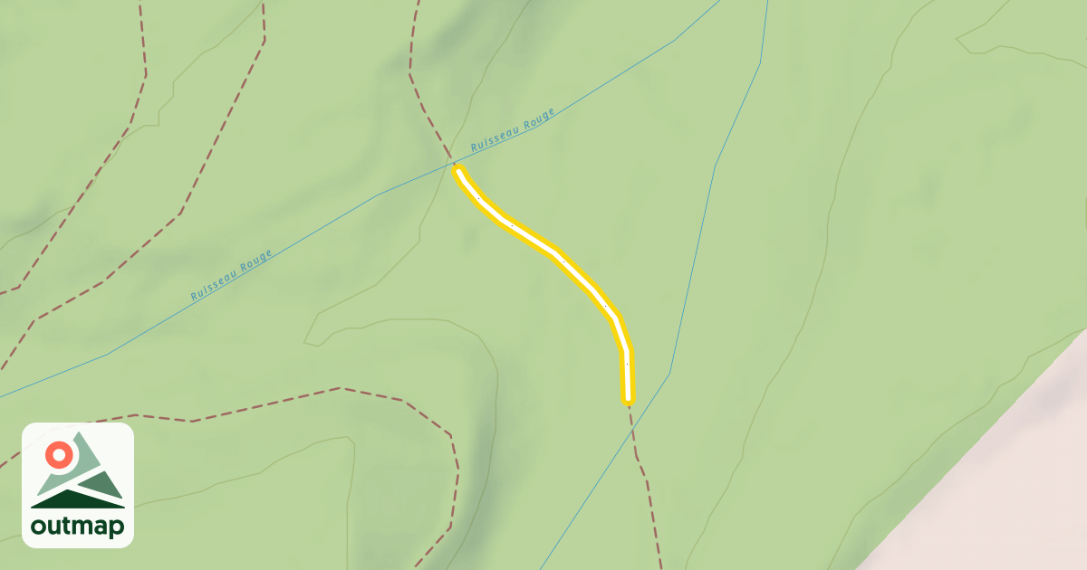 Map of 32+33 Le Ruisseau Rouge