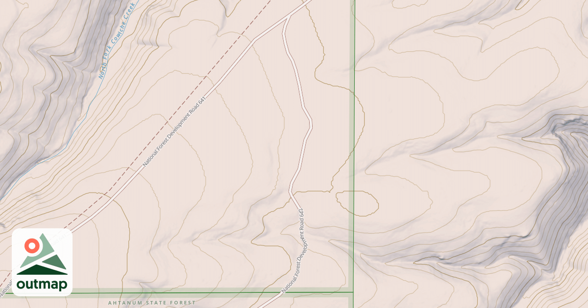 Map of USFS National Forest System Roads {7AE08E77-6388-4567-98EE-158E30F8ABD0}