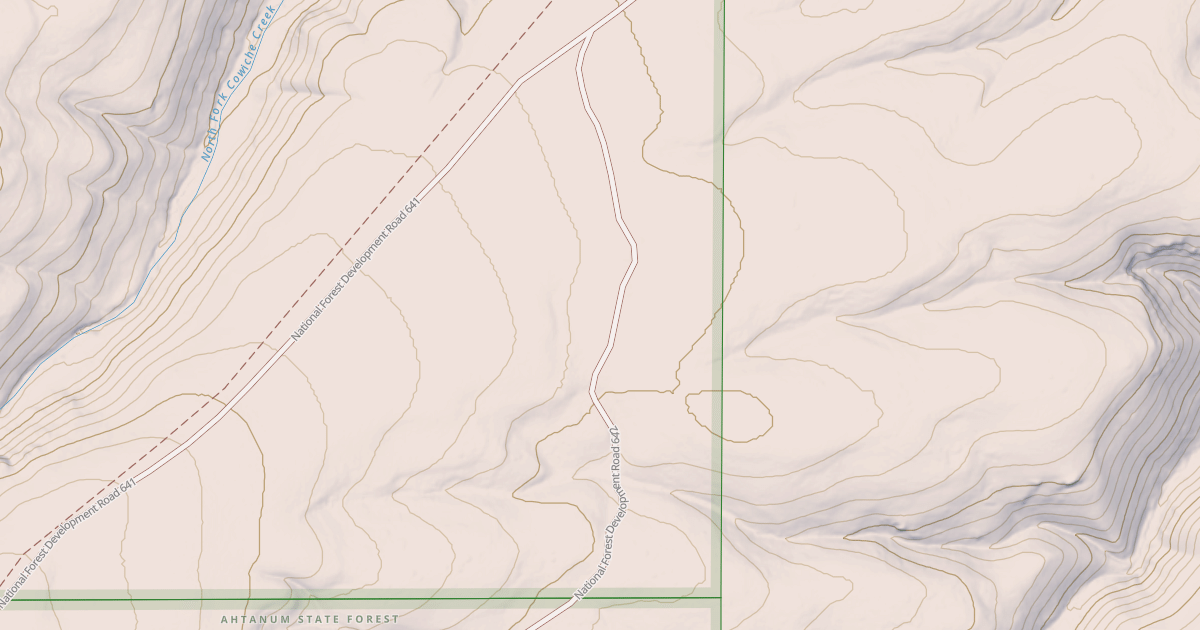 Map preview of USFS National Forest System Roads {7AE08E77-6388-4567-98EE-158E30F8ABD0}