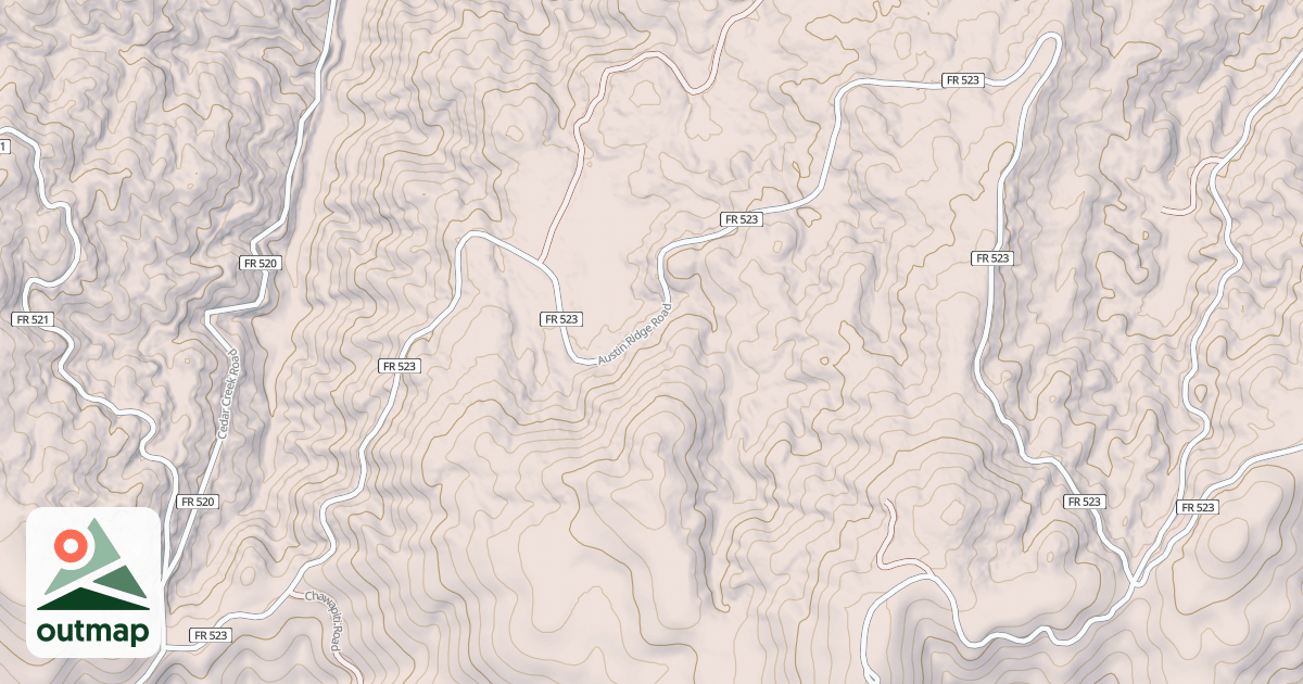Map of AUSTIN RIDGE