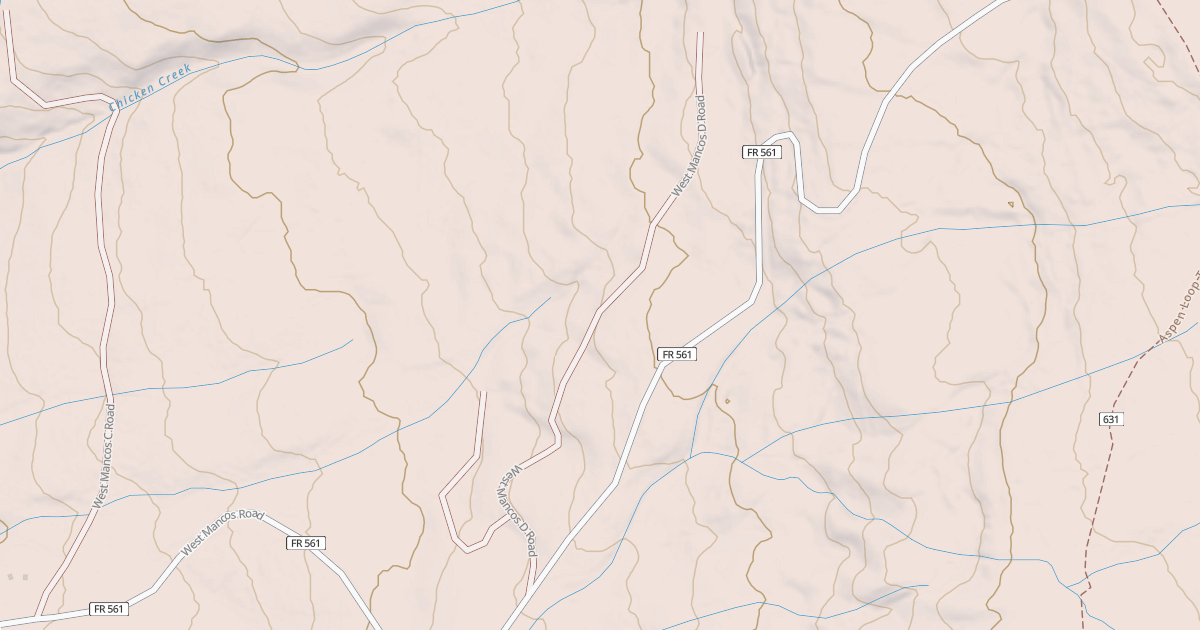 Map preview of WEST MANCOS D