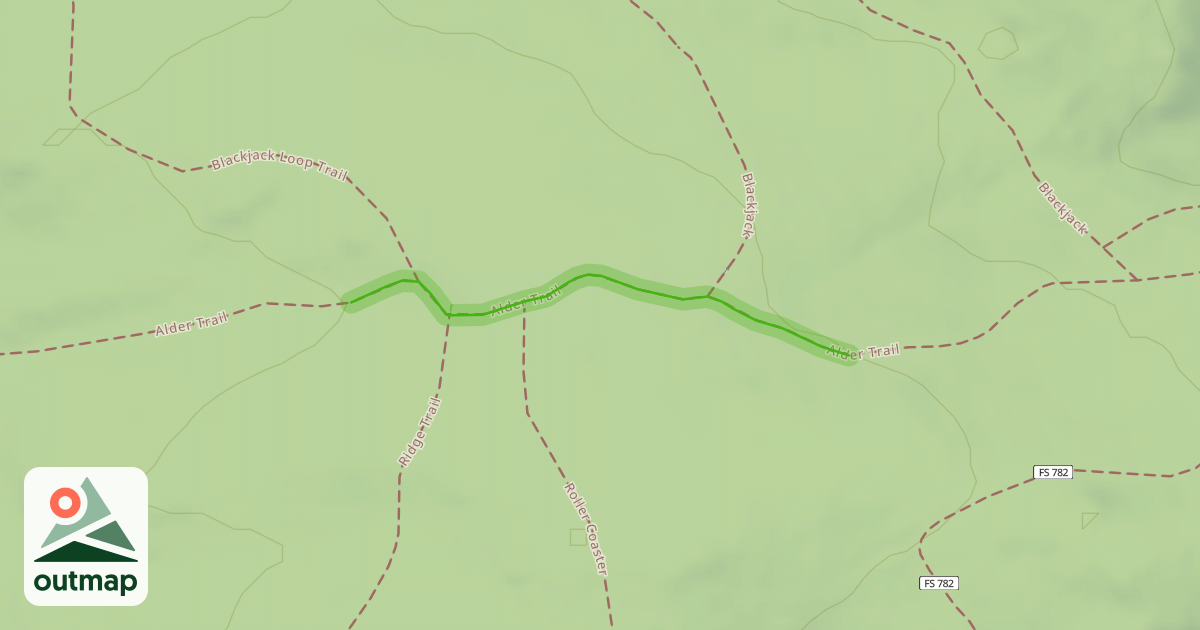 Map of Alder Trail
