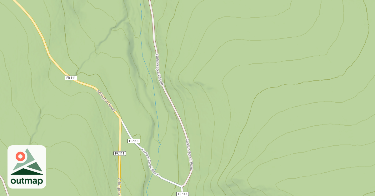 Map of CARLSON SPUR E