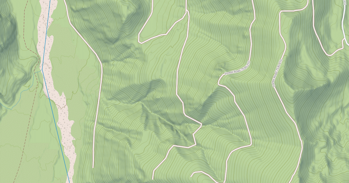 Map preview of USFS Motor Vehicle Use Map Roads {93798CE0-4F68-493B-96C5-2763FDF05513}