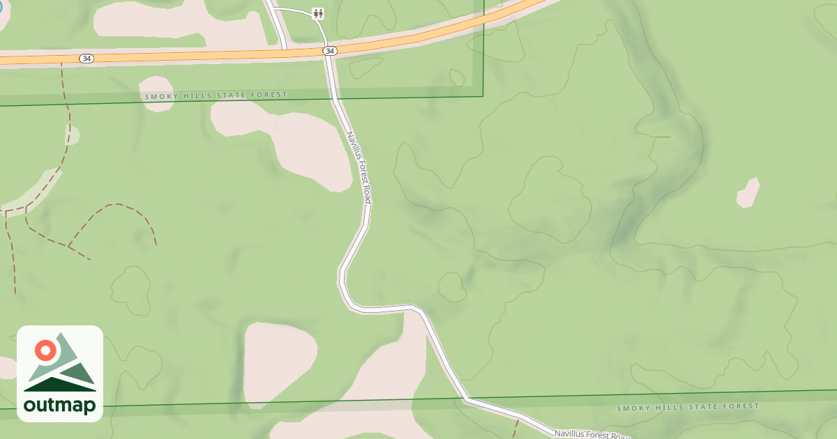Map of Smoky Hills