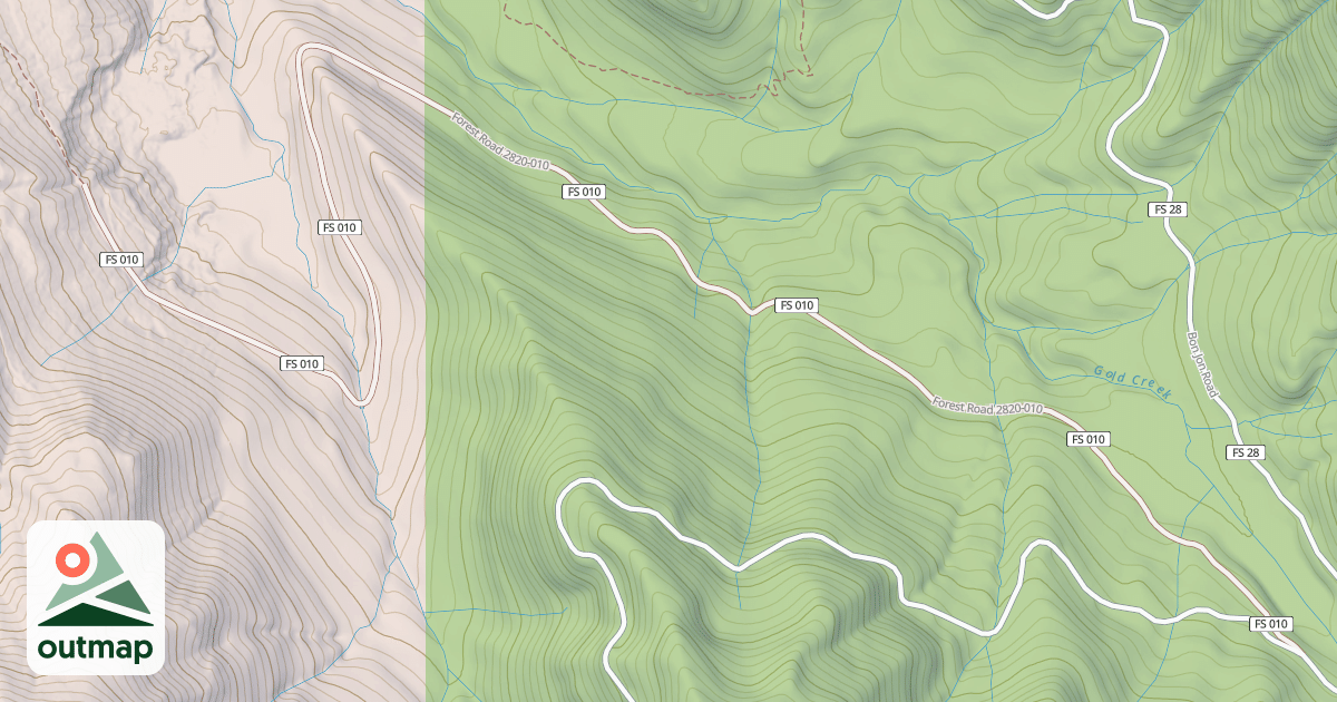 Map of USFS National Forest System Roads {82FC9774-2E4A-434F-90EB-961B46BB7822}