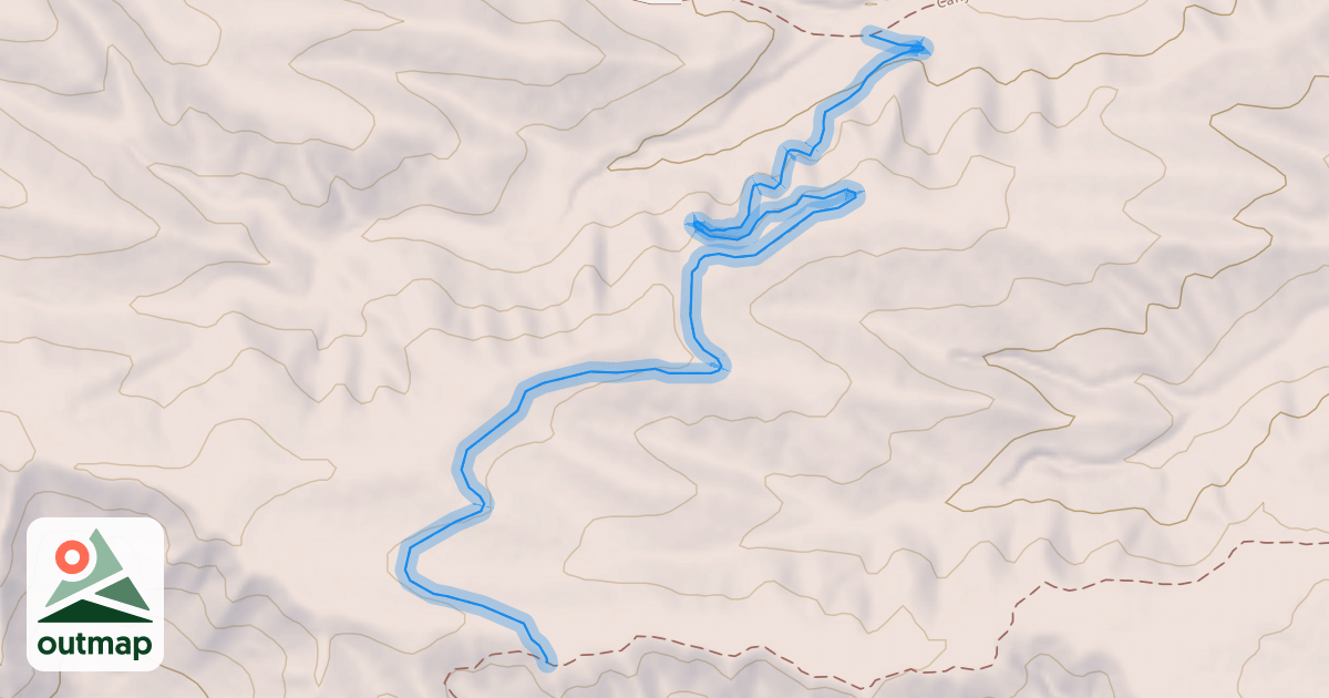 Map of Towhee-Canyon Connector