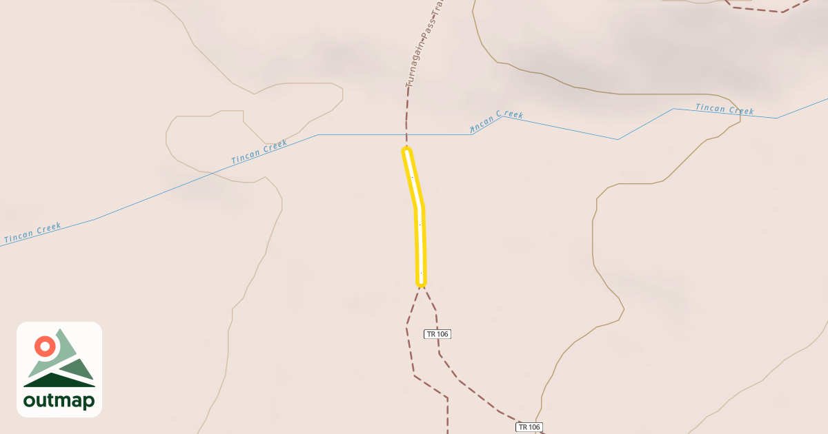 Map of Turnagain Pass Trail