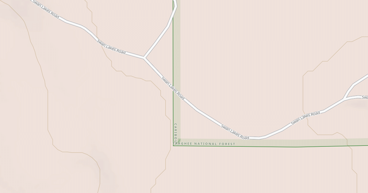 Map preview of SWAN LAKE GULCH