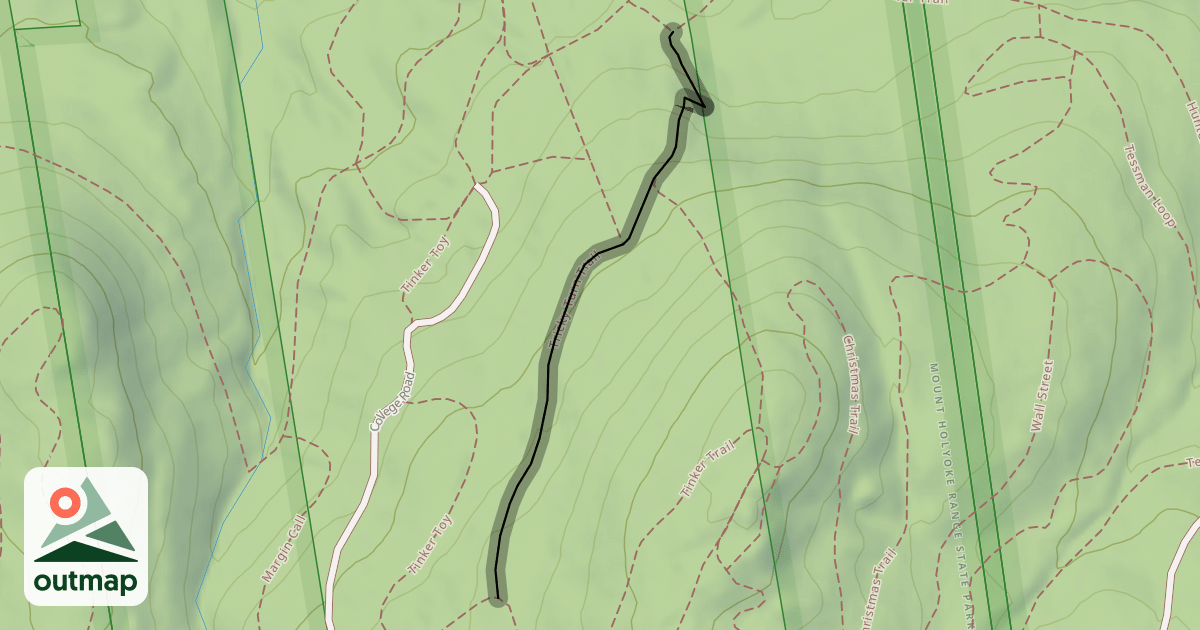 Map of Tricky Turn Trail