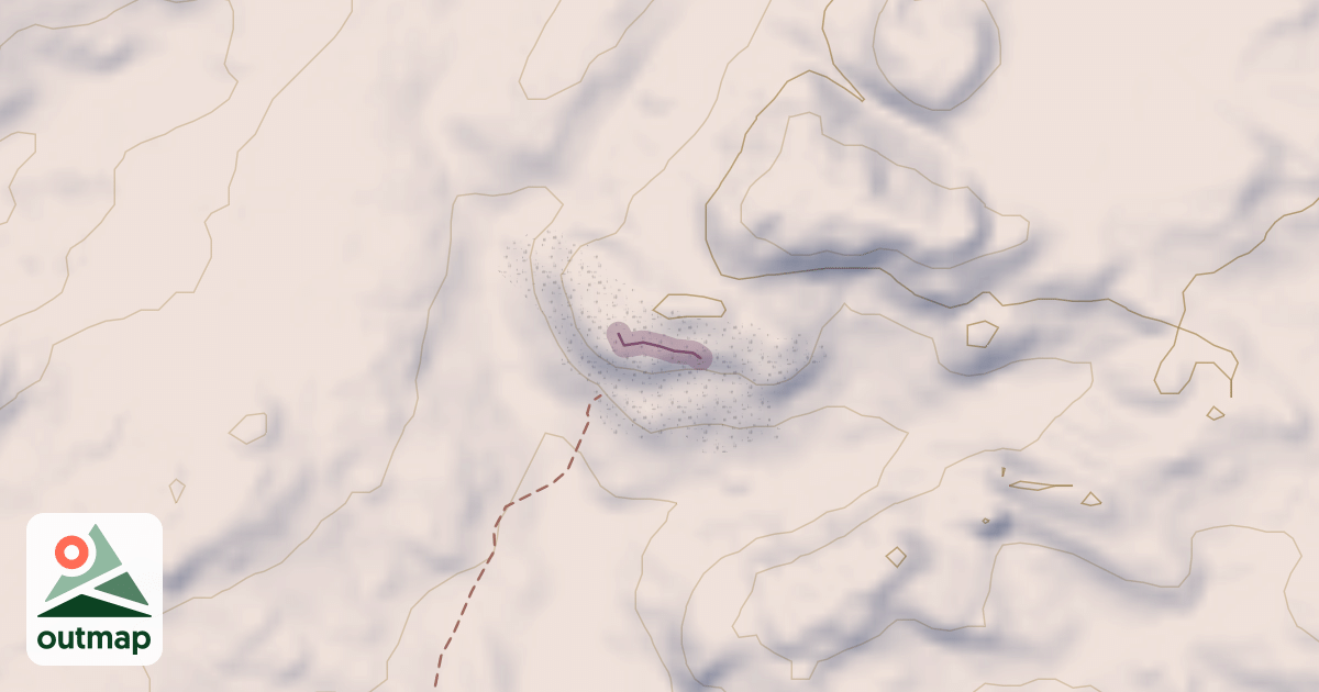 Map of Plumb Line Crag Upper Tier