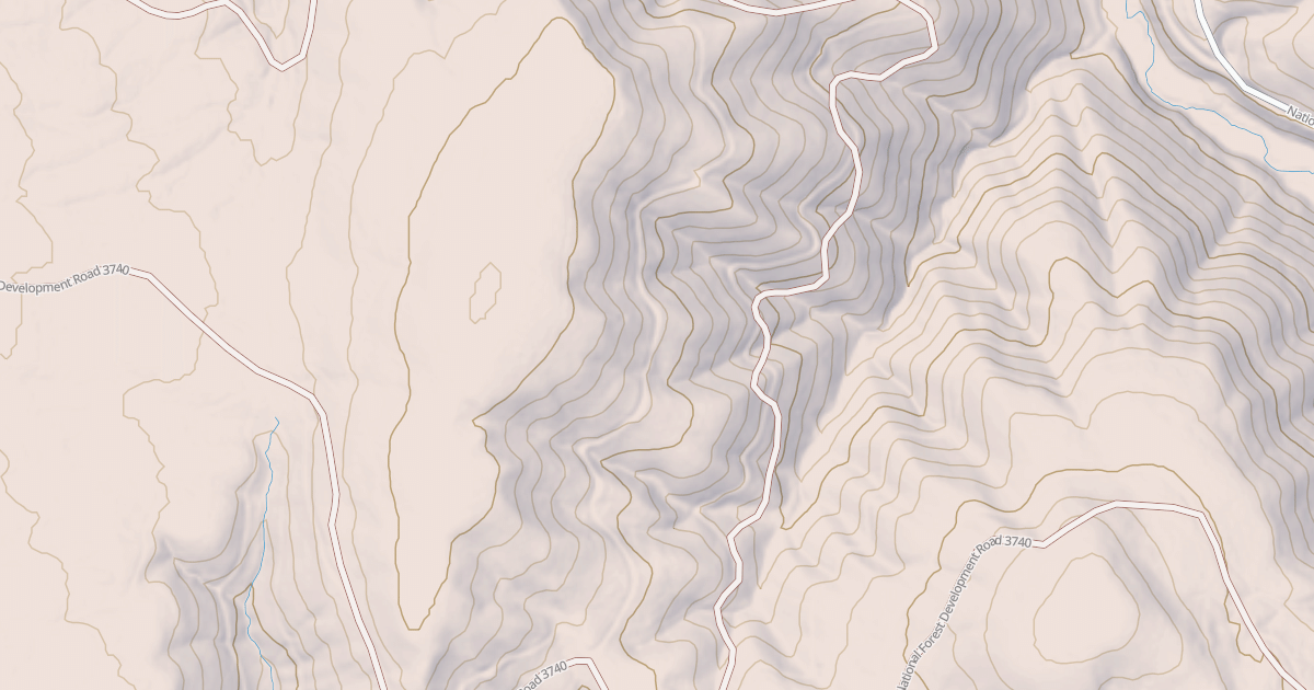 Map preview of USFS National Forest System Roads {AD9C7C81-1A0C-4964-A063-DDE19FA5D2AB}