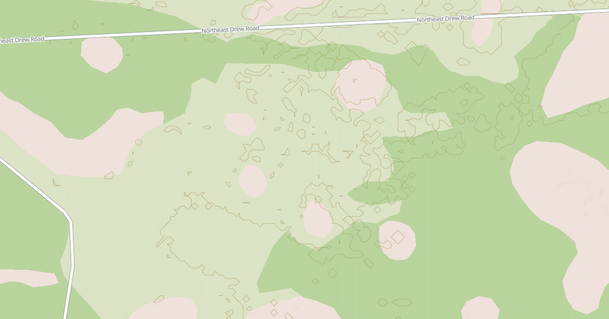 Map preview of USFS National Forest System Roads {4080EBBA-4873-4C6B-AC35-B31D869031A9}