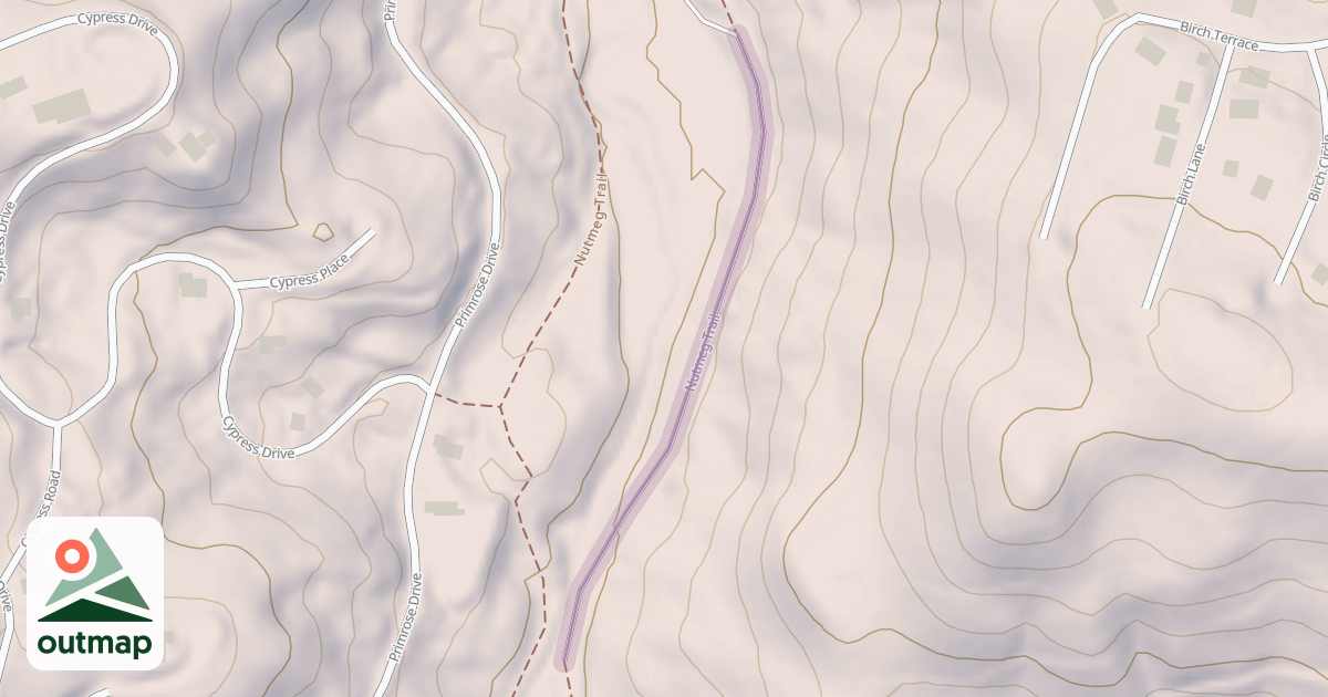 Map of Nutmeg Trail